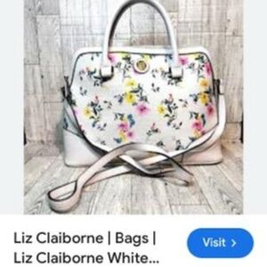 Liz Claiborne floral purse